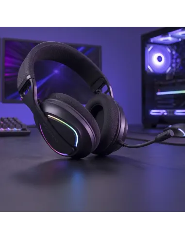 Mars Gaming MHWQUASAR auricular y casco Auriculares Inalámbrico Diadema Juego USB Type-C   USB Type-A Bluetooth Negro