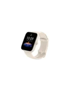 Smartwatch Huami Amazfit Bip 3 Pro/ Notificaciones/ Frecuencia Cardiaca/ GPS/ Crema