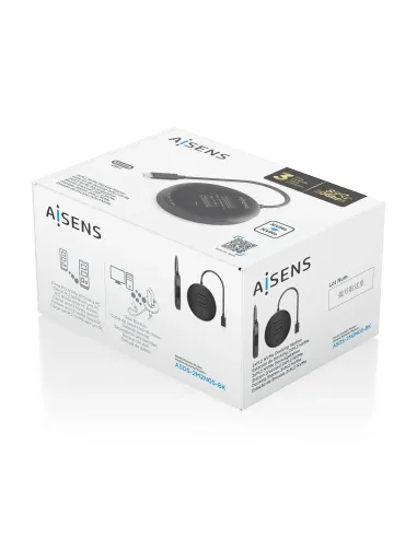 AISENS Estacion De Docking De Doble Bahia NVME a USB 3.2 Gen2x2, Clone, Negro