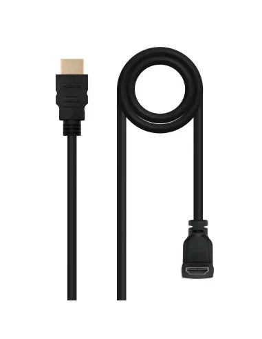 Nanocable CABLE HDMI ACODADO V1.4 (ALTA VELOCIDAD   HEC), A M-A M, 1.8 M