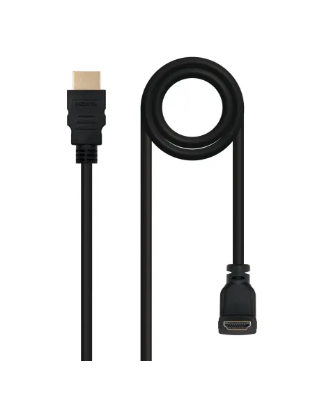 Nanocable CABLE HDMI ACODADO V1.4 (ALTA VELOCIDAD   HEC), A M-A M, 1.8 M