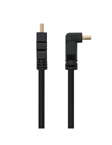 Nanocable CABLE HDMI ACODADO V1.4 (ALTA VELOCIDAD   HEC), A M-A M, 1.8 M