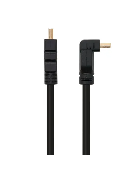Nanocable CABLE HDMI ACODADO V1.4 (ALTA VELOCIDAD   HEC), A M-A M, 1.8 M