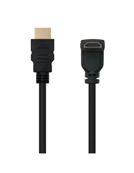 Nanocable CABLE HDMI ACODADO V1.4 (ALTA VELOCIDAD   HEC), A M-A M, 1.8 M