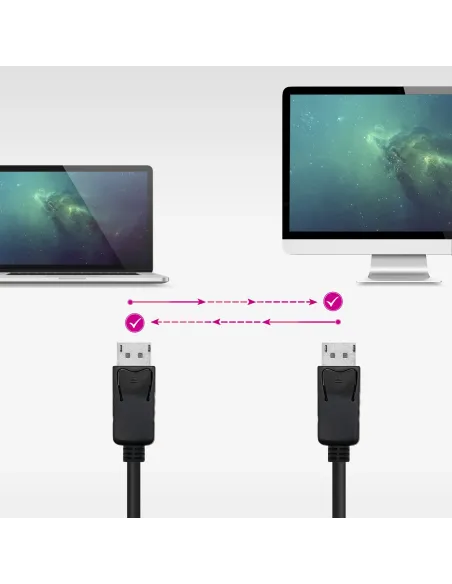 Nanocable Cable DisplayPort 1.4 CCS, DP M - DP M, Negro, 2 m