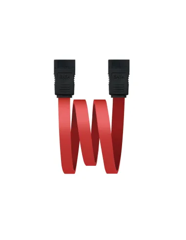 Nanocable 10.18.0101 cable de SATA 0,5 m Negro, Rojo