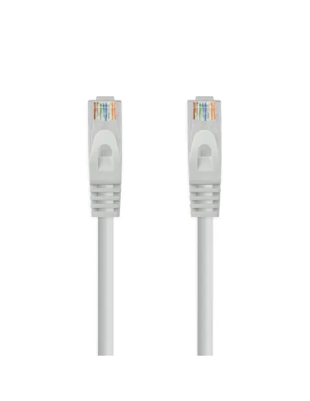 Nanocable Cable Red Latiguillo RJ45 LSZH CAT.6A UTP AWG24, Gris, 25 cm