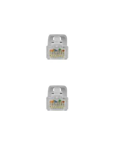 Nanocable Cable Red Latiguillo RJ45 LSZH CAT.6A UTP AWG24, Gris, 25 cm