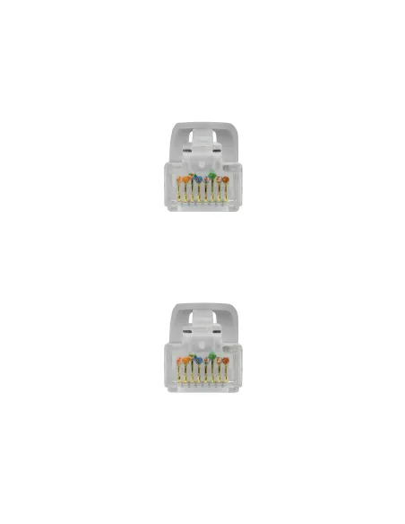 Nanocable Cable Red Latiguillo RJ45 LSZH CAT.6A UTP AWG24, Gris, 25 cm
