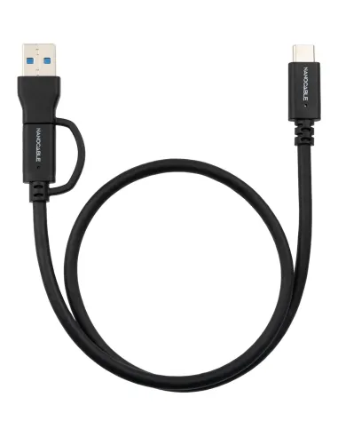 Nanocable 10.01.4803 cable USB USB 3.2 Gen 2 (3.1 Gen 2) 3 m USB A USB C USB C 10 Gbit s 60 W Negro