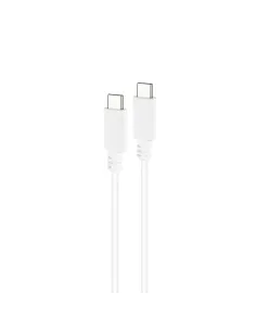 Nanocable Cable USB 2.0 3A, tipo USB-C M-USB-C M, Blanco, 1.5 m 2