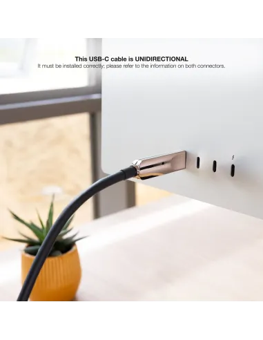 Nanocable Cable USB 3.2 Gen2x1 AOC, 60W 3A PD 10Gbps 8K@60Hz, USB-C M M, 5m, Negro