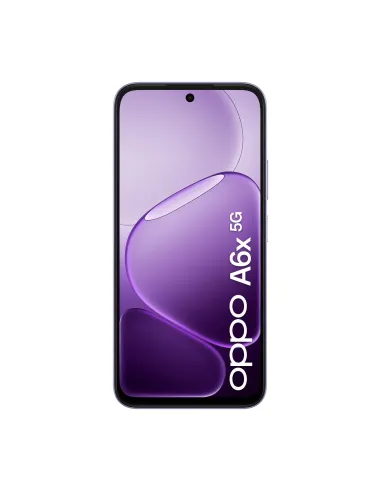OPPO A6x 5G 17,1 cm (6.75") SIM doble Android 15 USB Tipo C 6 GB 256 GB 6100 mAh Violeta
