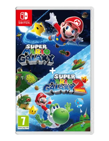 Nintendo Super Mario Galaxy + Super Mario Galaxy 2 Estándar Chino tradicional, Alemán, Holandés, Inglés, Español, Francés,