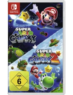 Nintendo Super Mario Galaxy + Super Mario Galaxy 2 Estándar Chino tradicional, Alemán, Holandés, Inglés, Español, Francés, 2