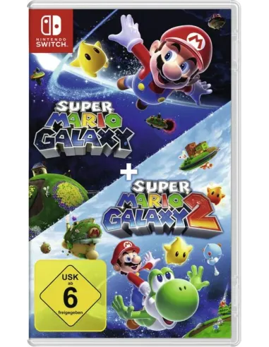 Nintendo Super Mario Galaxy + Super Mario Galaxy 2 Estándar Chino tradicional, Alemán, Holandés, Inglés, Español, Francés,
