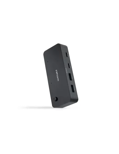 Nanocable Switch Conmutador 2x USB 3.0 a 2xUSB-A 3.0 + 2x USB-C 3.0