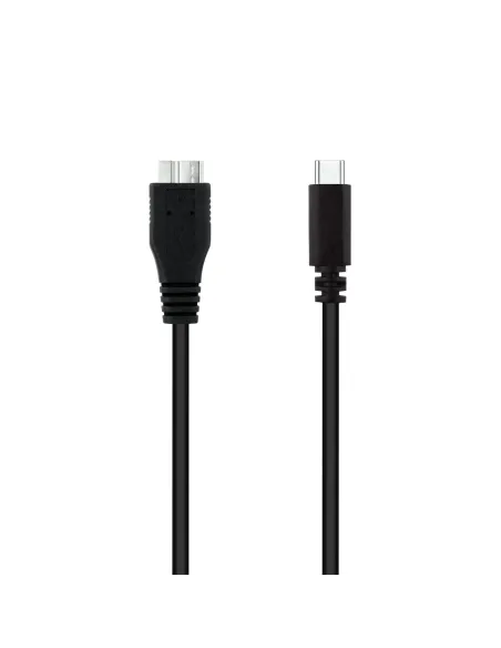 Nanocable 10.01.1201-BK cable USB USB 3.2 Gen 1 (3.1 Gen 1) 1 m USB C Micro-USB B 5 Gbit s Negro