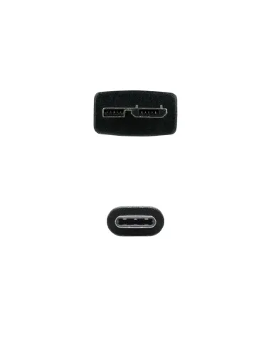 Nanocable 10.01.1201-BK cable USB USB 3.2 Gen 1 (3.1 Gen 1) 1 m USB C Micro-USB B 5 Gbit s Negro