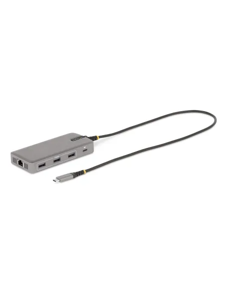 StarTech.com Adaptador Multipuertos USB-C para 3 Monitores - 4K 60Hz Doble + HDMI y DisplayPort 4K 30Hz - Hub USB de 3 Puertos