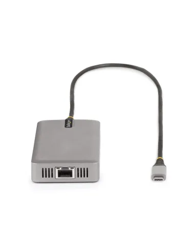 StarTech.com Adaptador Multipuertos USB-C para 3 Monitores - 4K 60Hz Doble + HDMI y DisplayPort 4K 30Hz - Hub USB de 3 Puertos