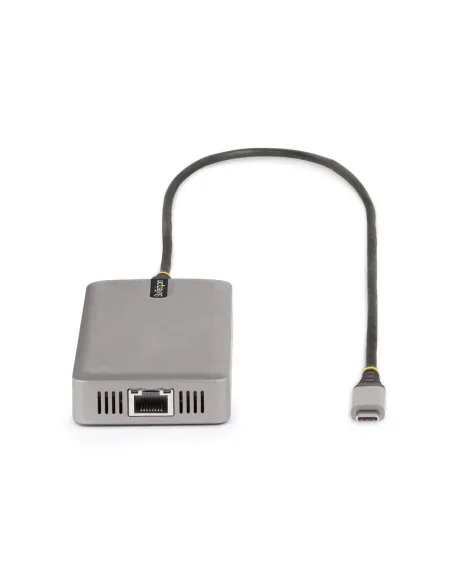 StarTech.com Adaptador Multipuertos USB-C para 3 Monitores - 4K 60Hz Doble + HDMI y DisplayPort 4K 30Hz - Hub USB de 3 Puertos