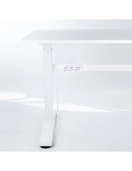 Nanocable Regleta de Enchufes con 3 Tomas, 1.4 m, Blanco
