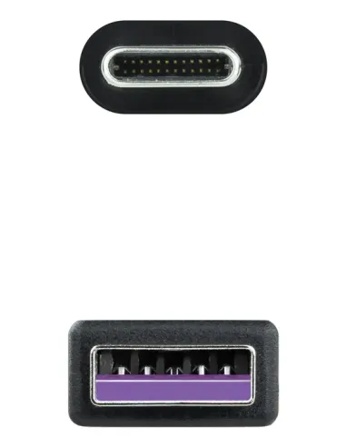 Nanocable 10.01.2103 cable USB USB 2.0 3 m USB A USB C 0,48 Gbit s Negro