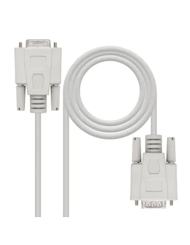 Nanocable 10.14.0506 cable de serie Beige 6 m DB9