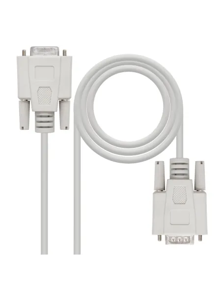 Nanocable 10.14.0506 cable de serie Beige 6 m DB9