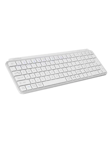Mars Gaming MK-SILENKEYS teclado Universal RF Wireless + Bluetooth QWERTY Español Blanco