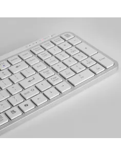 Mars Gaming MK-SILENKEYS teclado Universal RF Wireless + Bluetooth QWERTY Español Blanco 2
