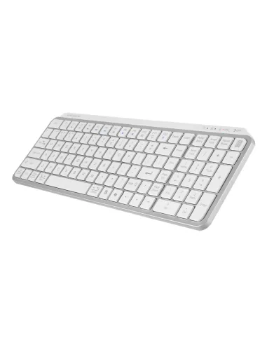 Mars Gaming MK-SILENKEYS teclado Universal RF Wireless + Bluetooth QWERTY Español Blanco