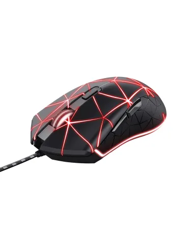 Trust GXT 133 Locx ratón Juego Mano derecha USB tipo A Óptico 4000 DPI