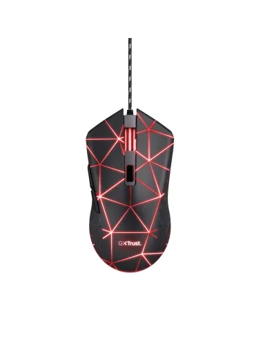 Trust GXT 133 Locx ratón Juego Mano derecha USB tipo A Óptico 4000 DPI