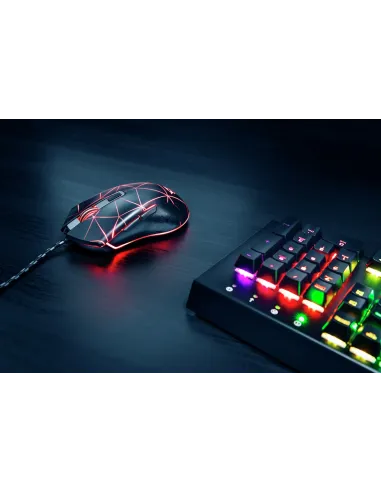 Trust GXT 133 Locx ratón Juego Mano derecha USB tipo A Óptico 4000 DPI