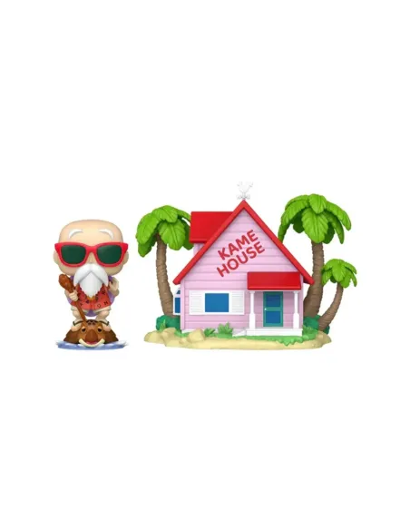 Funko pop town dragon ball master roshi at kame house