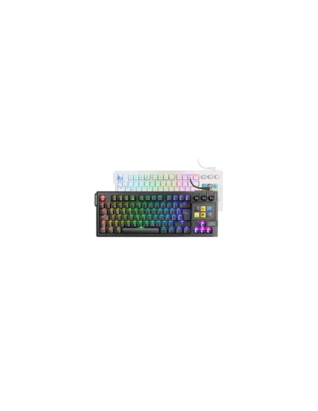 Teclado Gaming Mecánico Mars Gaming MK-MASTER/ Switch Rojo/ Negro/ Incluye SmartDeck