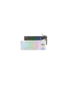 Teclado Gaming Mecánico Mars Gaming MK-MASTER/ Switch Rojo/ Blanco/ Incluye SmartDeck