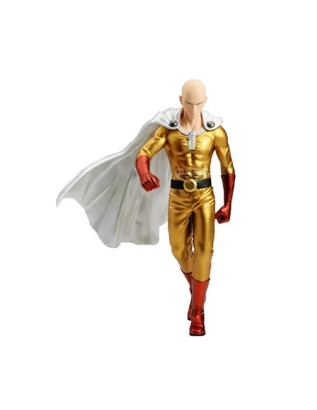 Figura banpresto one punch man grandista saitama metallic ver. 27cm