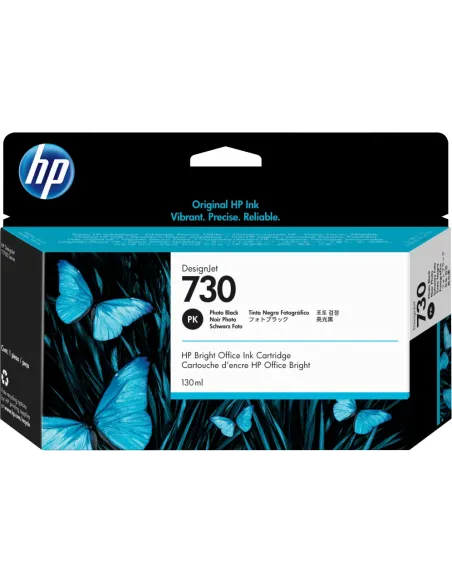 HP Cartucho de tinta HP DesignJet 730 negro fotográfico de 130 ml