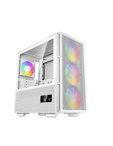 Caja ordenador gaming deepcool ch560 digital m - atx argb cristal templado blanco