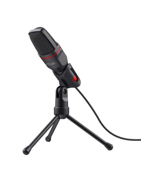 Trust GXT 212 Negro, Rojo Micrófono para PC