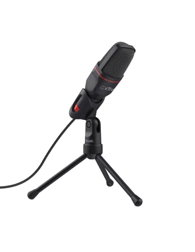 Trust GXT 212 Negro, Rojo Micrófono para PC