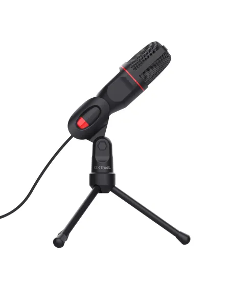 Trust GXT 212 Negro, Rojo Micrófono para PC