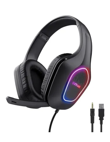 Trust GXT 416 ZIROX Auriculares Alámbrico Diadema Juego USB tipo A Negro