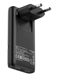 Verbatim 32354 cargador de dispositivo móvil Portátil, Smartphone, Tableta Negro Corriente alterna Carga rápida Interior