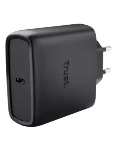 Trust Maxo Cargador GaN USB-C de 65 W - Negro