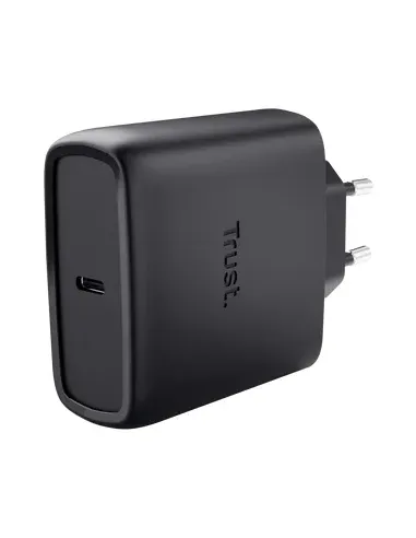 Trust Maxo Cargador GaN USB-C de 65 W - Negro