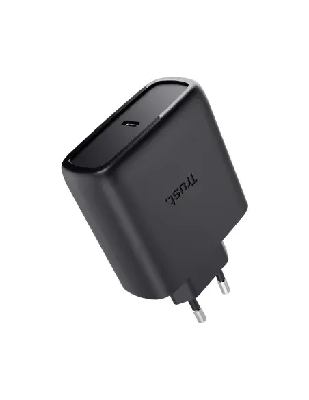 Trust Maxo Cargador GaN USB-C de 65 W - Negro
